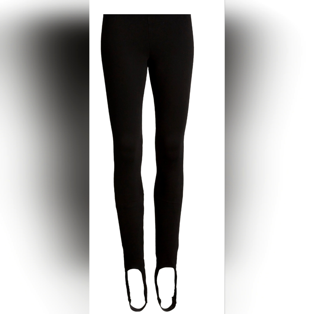 NWT Frame Women The Jetset Stirup Black Jeans Leggings, Size 0